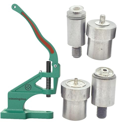 Trimming Shop 10mm S Spring Press Studs Dies with Green Machine Hand Press