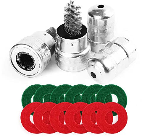 VOANZO 14pcs Batterieklemme Korrosionsschutz Unterlegscheiben Schutzfaser und 2pcs Reinigungsbürste für Auto Marineboot