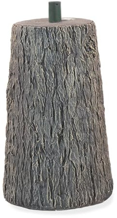 BOP Base Tronco Nature Per Albero Di Natale Effetto Legno Real Touch | Base Rialzata, Ceppo Per Alberi Di Natale Fino a 270 cm | Supporto Decorativo, Vaso Per Albero Di Natale Design Ultra Realistico