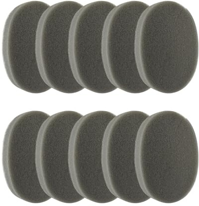 5 Pairs Replacement Earpads for 3M Work Tunes Series Connect Headset Earmuff Cushion Foam Covers(Solid Type)