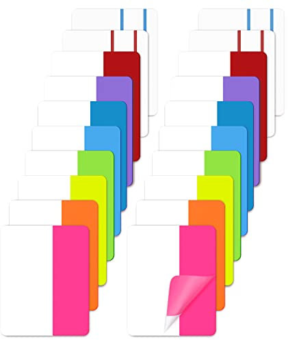 Page Marker Set 400 Stück Index Haftmarker 20 Sets 10 Farben Haftnotizen Tabs Klebezettel Haftstreifen Tabs Sticky Notes Selbstklebend für Lesen Markieren von Seiten Lernen
