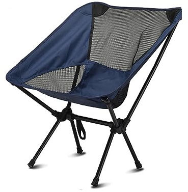 EvAnem Tragbarer, Zusammenklappbarer Campingstuhl Aus Netzstoff, Leichte Outdoor-stühle, Vollständig Gepolsterter Sitz Und Rückenlehne, Campingstuhl Trägt 285 Pfund, X-förmiger Stahlrahmen Fixiert,A