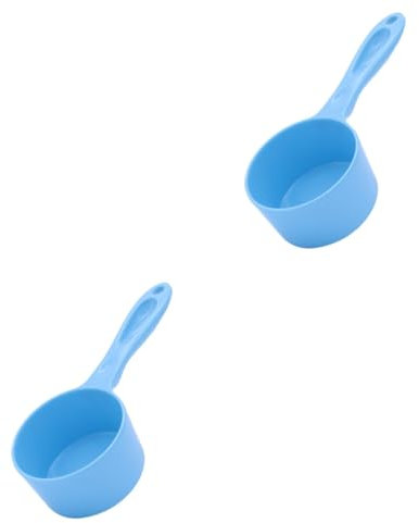 minkissy 2 Piezas Cuchara Medidora Vaso Medidor Herramienta De Medición De Alimentos para Mascotas Cuchara De Comida para Mascotas Cucharas De Comida para Gatos Comida De Gato