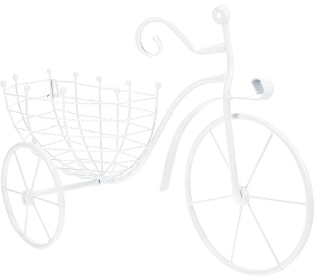 Mipcase Fioriera Muro Forma Di Bicicletta Decorazione Per Interni Ed Esterni Porta Fiori Da Appendere Per Balconi e Stile Vintage Per Arredare Con