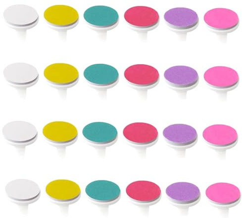 24 Stück Baby Nagelfeile Elektrisch Nagel-Trimmer-Pads, Ersatz-Baby-Nagelknipser für Nagelfeilen, Schleiffeilen, Ersatzpads für Kinder, Trimmer-Pad