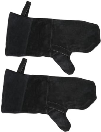 WHAMVOX 2pcs Insulated Bbq Gloves Heat Resistant Cooking Gloves for Grilling Outdoor Use Fireproof Spark