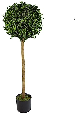 120cm (4ft) Artificial Boxwood Buxus Ball Topiary Tree