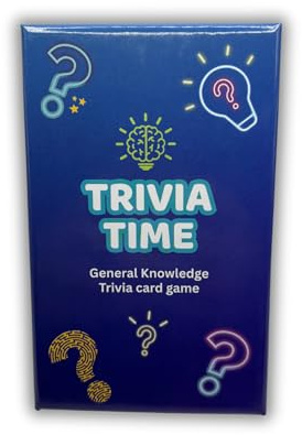 Trivia Time – General Knowledge Trivia Card Game | 365+ Questions | Fun Quiz Game for Adults & Teens | Family Game Night, Parties & Gifts | Ages 14+