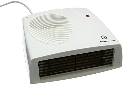 Winterwarm WWDF20E 2KW Downflow Heater IP22 Rated, Pull Cord, 30 Minute Run Time, Automatic Shut-off, Over Heat Protection - White