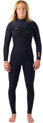 O'Neill 2026 Frauen Hyperfreak+ 4/3mm Brustreißverschluss Neoprenanzug 5349 - Black -