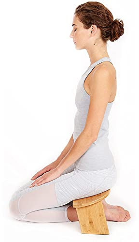 RR-YRN Tragbarer Meditationshocker, schräges Bein-Faltmeditation-Hocker mit Schlossmagnetscharnier, ergonomisch, geeignet für langfristige Praxis, Yoga, Meditation, Gebet