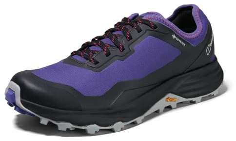 Berghaus Women's VC22 Multisport Gore-Tex Waterproof Walking Trail Shoes | Durable | Waterproof | Breathable | Gore Tex | Vibram | Hiking Boots, Grey Pinstripe/Lilac/Peony, 6 UK