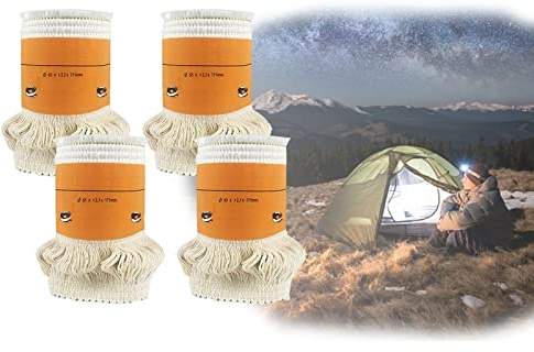 Diameter 2.56in/65mm Kerosene Wick, Replacement Oil Lantern Wick, Petroleum Stove Indoors,Kerosene Heater Wicks,Fibreglass Cotton Petroleum Heating Wick,65X2.3X175mm (Size : 4pcs)