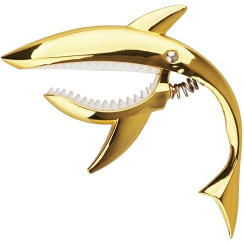 Zghhc Metal Shark Guitar Capo Funny Electric Guitar Ukulele Capo Guitar Stringed Instrument Accessories for Banjo Mandolin