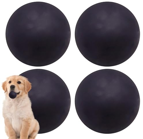 4 x hochelastische Gummi-Hüpfbälle, vielseitiger Squashball, Anfänger-Squashball, hohe Sichtbarkeit, Hobby-Spieler, Gummi-Hohlball, Squash-Baseball-Zubehör für Wettkampftraining