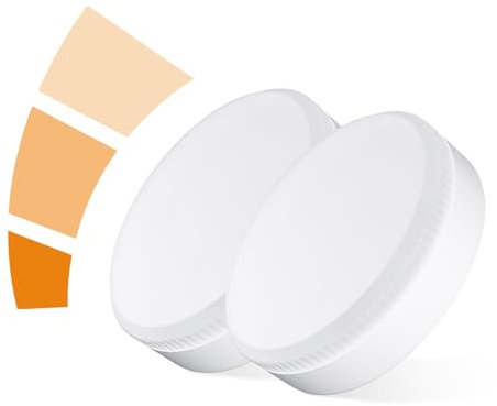 BVCL Lampadina LED GX53 da 12 W, LED STAR GX53 1000 lm, 220-240 V non dimmerabile, GX53 CFL ed equivalente alogena, set di 2(Warm White 3000K)