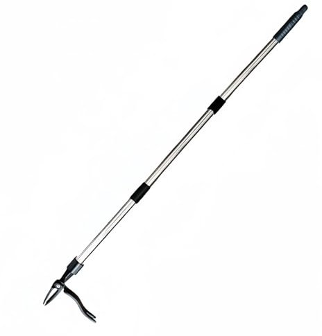 Nurnesy Réglable de 111 cm de devise de 101 cm avec 4 design de griffe : outil efficace contre les mauvaises herbes pour le jardin, la pelouse et la cour