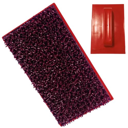 Pinceau À Effets Strieurs, Outil de Finition Murale et Plafond à Effet Peau d'orange, Brosse Rectangle avec Manche Antidérapant pour Rénovation Murale Intérieure et Surfaces Sableuses