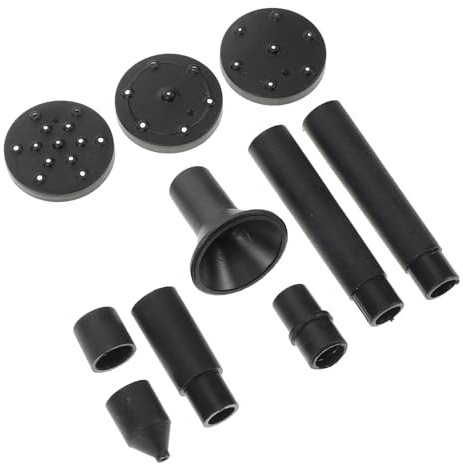 GALPADA 10pcs Solar Fountain Water Nozzle and Pump Parts for Outdoor Garden Pools Ponds Bird Baths Solar-Powered Small Fountain Accessories Replacement Kit