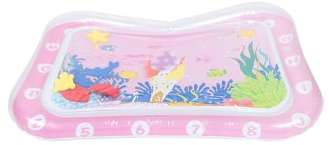 OFFSCH Tapete de Agua para Bebés Inflable de Pvc Seguridad en Inflado y Secado Rápido Adecuado para Belly Time y Desarrollo Sensorial