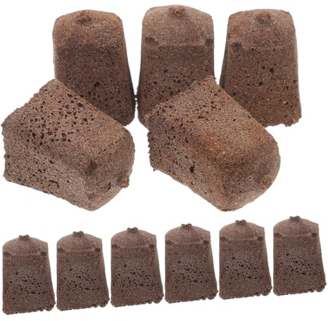 TOGEVAL 40 pièces Blocs de Démarrage Semis Pouce Substrat Hydroponique Respirant et Absorbant pour Plantes Intérieur Fertilisant Naturel pour Culture et Germination Facile