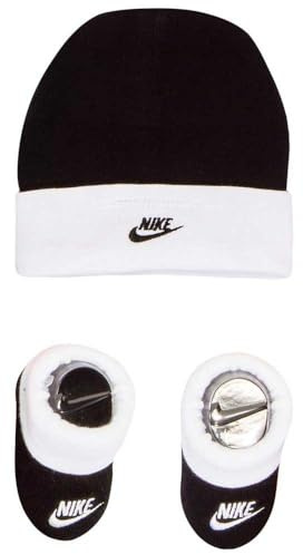 NIKE Unisex Baby Hat and Bootie Two Piece Set Socks