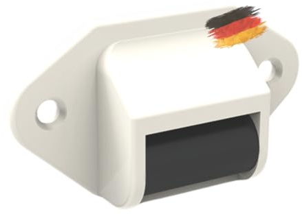 markiso® Rolladen Gurtführung, Gurtleitrolle für Rollladengurt Minigurt 16mm & Maxigurt 23mm | Kunststoffrolle inkl. Bürstendichtung in Handwerkerqualität