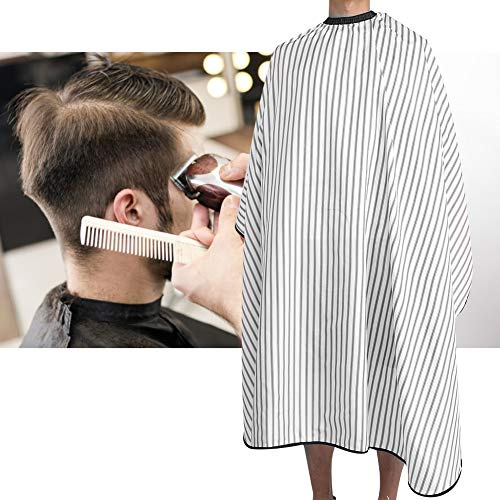 Sonew Friseurumhang, Professioneller Salon Haircut Cape, Färbetuch Friseur Schürze Styling Barber Beauty Salon Spa Friseur Styling Zubehör(22 * 15 * 3cm-Schwarz)