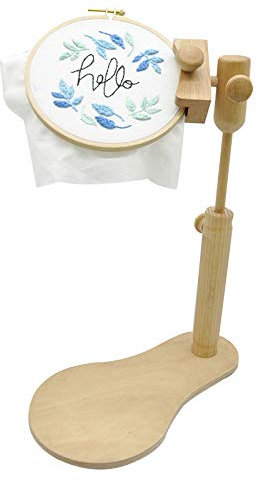 Stickständer Ständer Stickerei Kreuzstich Rahmen Einstellbar Stickerei Ring Rahmen Set für Sticken Stickerei Kreuzstich Basteln DIY Nähen