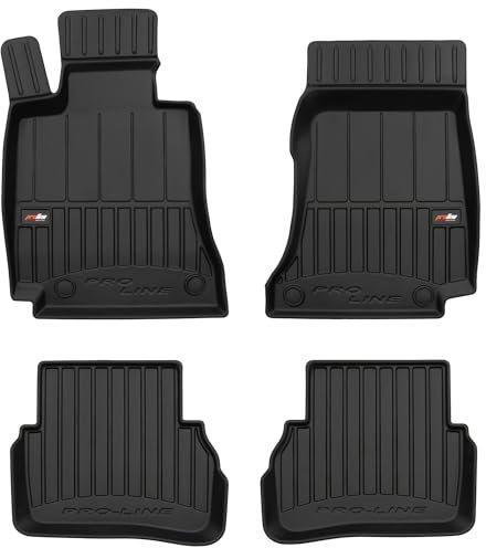 MOTOS Gummimatten Auto Fussmatte passend für Mercedes-Benz C-Klasse W205 2014-2021 Limousine, passt nicht für Coupe Verbessern Sie Ihren Reisekomfort mit Antirutschmatte Auto 3D- Allwetter fußmatten A