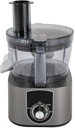 WOLEGM Cortador eléctrico de verduras de acero inoxidable, 600 W, 220 V, multirallador de cocina, picadora de verduras con 2 cuchillas de rejilla para todo tipo de verduras y frutas