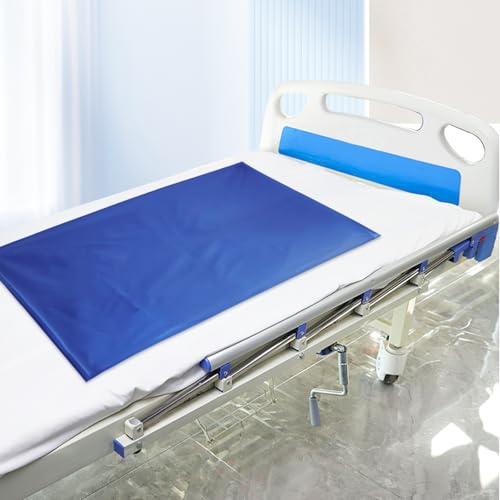 Tubular Slide Sheet for Patient Transfer, Sliding Sheet to Assist Moving Elderly, Draw Sheet for Cars, Vehicles, Wheelchairs and Bed Transfers for Turning, Repositioning, Sliding, Blue, 1Psc, 47x30
