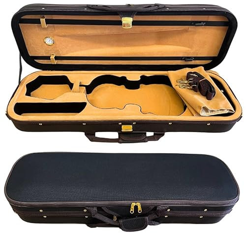 Geigenkasten Matteo, sehr leicht, beige/dunkelbraun