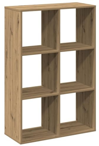 vidaXL Raumteiler-Bücherregal Artisan-Eiche 69,5x29x103,5 cm