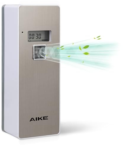 AIKE Duftspender Automatisch für den gewerblichen Einsatz, Flexibel Programmierbar (Kompatibel mit Glade Automatic Spray Nachfüller 269ml) Enthält KEINE Batterien und Nachfüllung