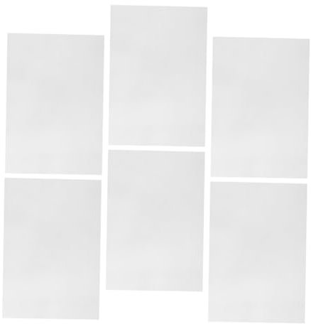 VILLFUL Nachtleuchtende Schrumpffolien 6 Stück Halbtransparente Bops Folien 14,5x20cm Bastelmaterial Für Selbstgemacht Schlüsselanhänger Kinder Bastelbedarf Kindergärten