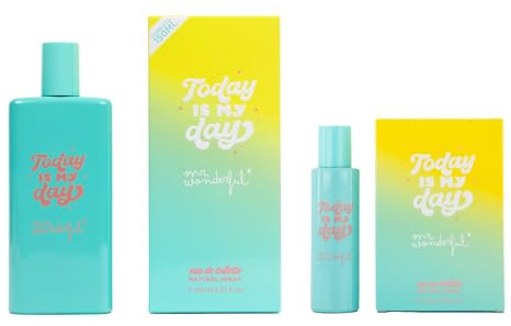 MR WONDERFUL - Today Is My Day Pack 2 Productos, Promoción 150 ml + 30 ml, Perfume Mujer, Colonia Mr Wonderful, en Formato Spray, Eau de Toilette Femenina, Fragancia Floral Oriental y Afrutada