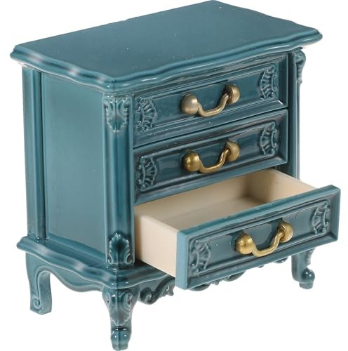 BESPORTBLE Miniature Cabinet for Dollhouse Tiny Furniture Prop for Mini House Layouts Bedroom Scenes Imaginative Play Accessory for Boys and Girls