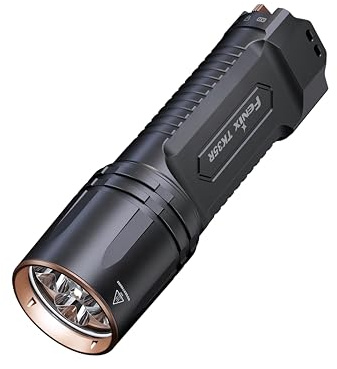 Fenix TK35R Wiederaufladbare Outdoor- und Sicherheits-Taschenlampe, 5800 Lumen, 610 m, max. 105 Stunden, FlexiSensa-Endschalter, 2-stufige UV-Beleuchtung, Schiebeanschlussabdeckung, IP68