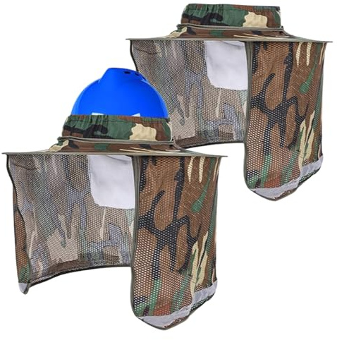 Visiera Parasole Per Casco,Visiera Rete per Casco Antisole - con Banda Riflettente Protezione UV e Sciarpa per Viso per Spiaggia ed Estate