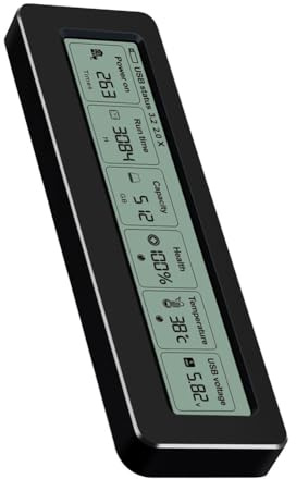 Fegtrtyoa Case SSD M2, Contenitore SSD M.2 NVMe NGFF con Display, Box per Disco Esterno USB 3.2 Gen2 Intelligente Digitale da 10 Gbps