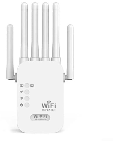 Utomhus WiFi Repeater, 1 200 M WiFi-repeter, med 6 antennnätverksförlängare för smartphones, bärbara datorer, smarta TV (UK-standard)