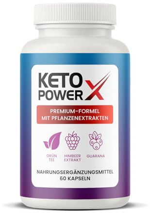 Keto Power X – Formule végétale à base d’extraits de café vert et de framboise | 60 gélules – 450 mg