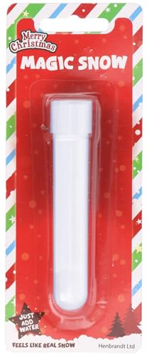 Henbrandt 12Cm Magic Snow Tube - Wei, Kunststoff, Schneetube, SLED, Whimsical