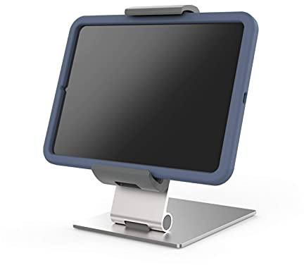 Durable Tablet Tischhalterung für Tablets mit Hülle 7-13 Zoll, 360° drehbar, silber/anthrazit,Tablet Ständer, 893723