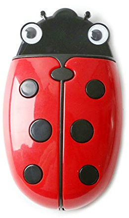 guangzhou Mignon Coccinelle réfrigérateur magnétique boîte de Rangement Gomme Tableau Blanc Stylo Organisateur Titulaire boîte de Rangement Porte-Stylo Rouge