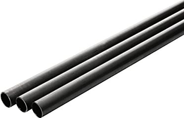 Rundrohr / Rohr / Stahl / WST 1.0038 / S235JR / ST37 / schwarz (Ø 60,3mm; Länge: 500mm; Wandstärke: 2,5mm)