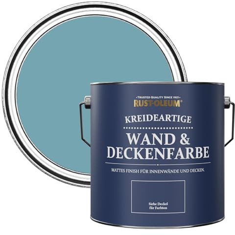 Rust-Oleum Wand- und Deckenfarbe in Kreide Finish -Petrol 2.5L