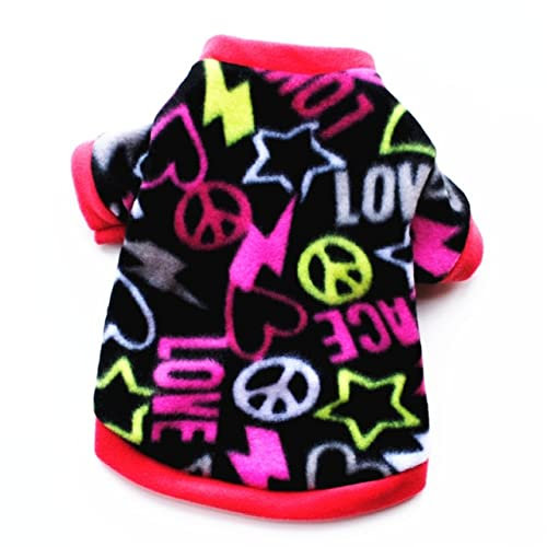 NIAN Warme Fleece-Hundebekleidung für Hunde, niedlich, bedruckt, für Welpen, Hunde, Camouflage, für Halloween