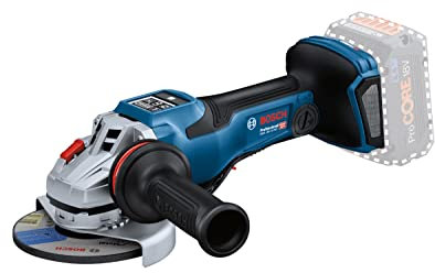 Bosch Professional 18V System BITURBO Akku-Winkelschleifer GWS 18V-15 PSC (inkl.Zusatzhandgriff, Schutzhaube, Trennschutzhaube, Schnellspannmutter, ohne Akku - Ladegerät)